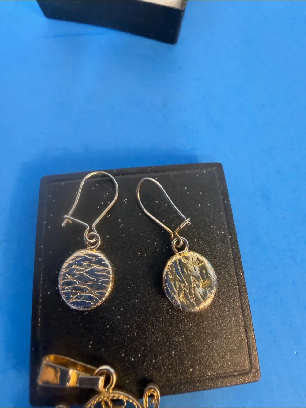 Vintage jewelry set in the traditional Damascus technique